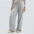 Gray casual loose women's sports trousers